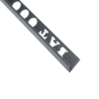 Aluminium L-shape Gunmetal 12mm BAT TRIMS