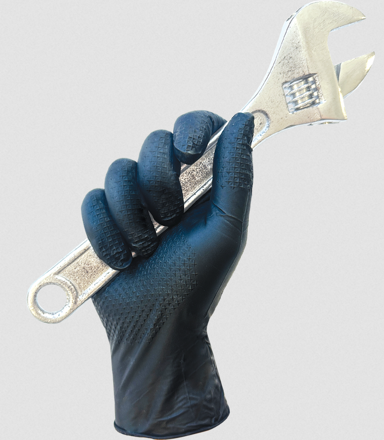 Gloves Heavy Duty Black Large 1pk