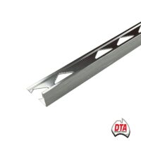 Aluminium L-shape Brushed Silver 10mm Spectrim DTA