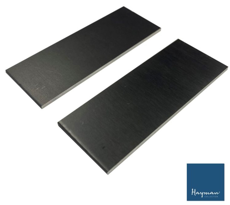 Linear Joiner 180 Degree Aluminium Black 26mm x 2