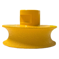 Profile Wheel Full Bullnose 20mm Yellow