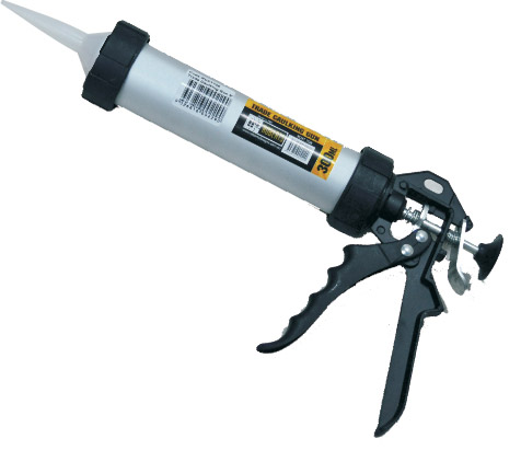 Caulking Silicone Gun 300ml with Aluminium Barrel.
