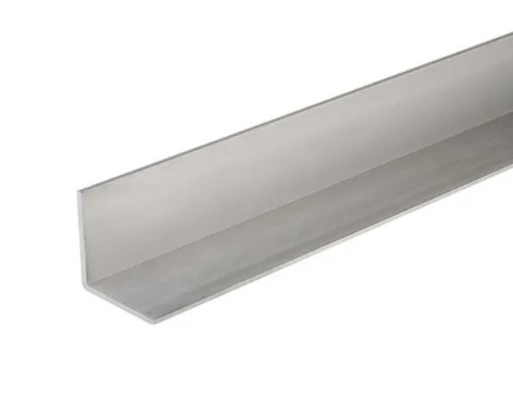 Mud Angle Aluminium 20x 25x 1.6mm Bright Silver