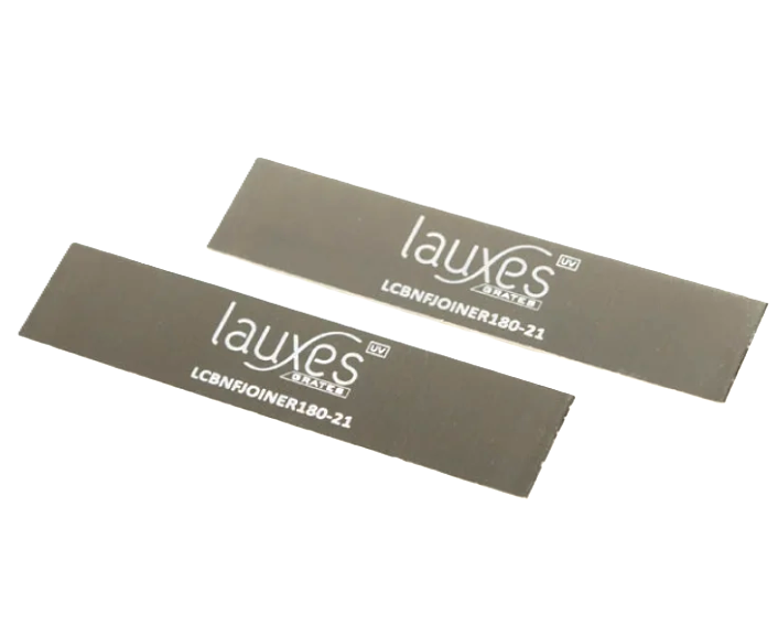 Lauxes Joiner 180 Degree Aluminium Brushed Nickel 21mm x 2pk