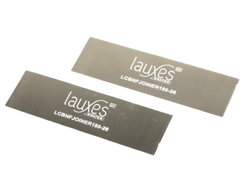 Lauxes Joiner 180 Degree Aluminium Brushed Nickel 26mm x 2pk