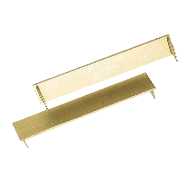End Caps Thin Lauxes Gold 14 x 100mm 2pk