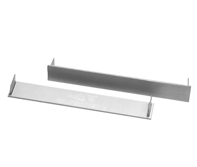 End Caps Thin Lauxes Silver 14 x 100mm 2pk