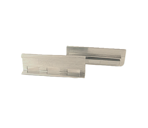 End Caps Internal Lauxes Brushed Nickel 26 x 100mm 2pk