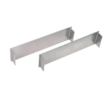 End Caps Thin Lauxes Silver 21 x 100mm 2pk