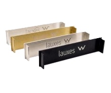 End Caps Thin Lauxes Brushed Nickel 14 x 100mm 2pk