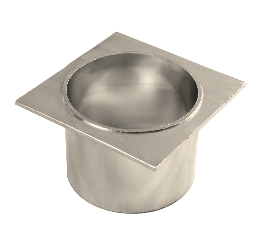 Floor Waste Outlet Lauxes Brushed Nickel 40mm