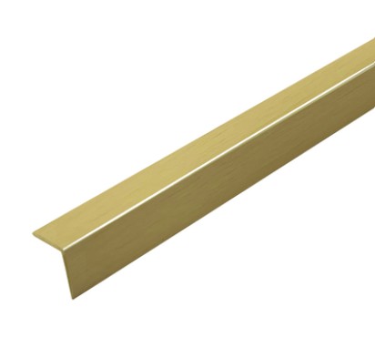 Mud Angle Aluminium 20x 25x 1.6mm Matt Gold