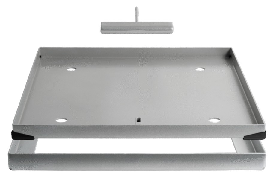 Skimmer Lid 342x342mm Non-Conductive Silver suit Tiles 12-18mm